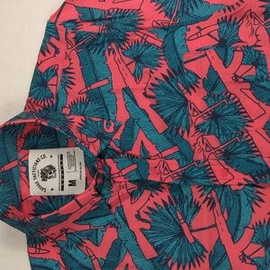 Savage Tacticians AK Tropical Performance Short Sleeve Snap Button Shirt‎ Md